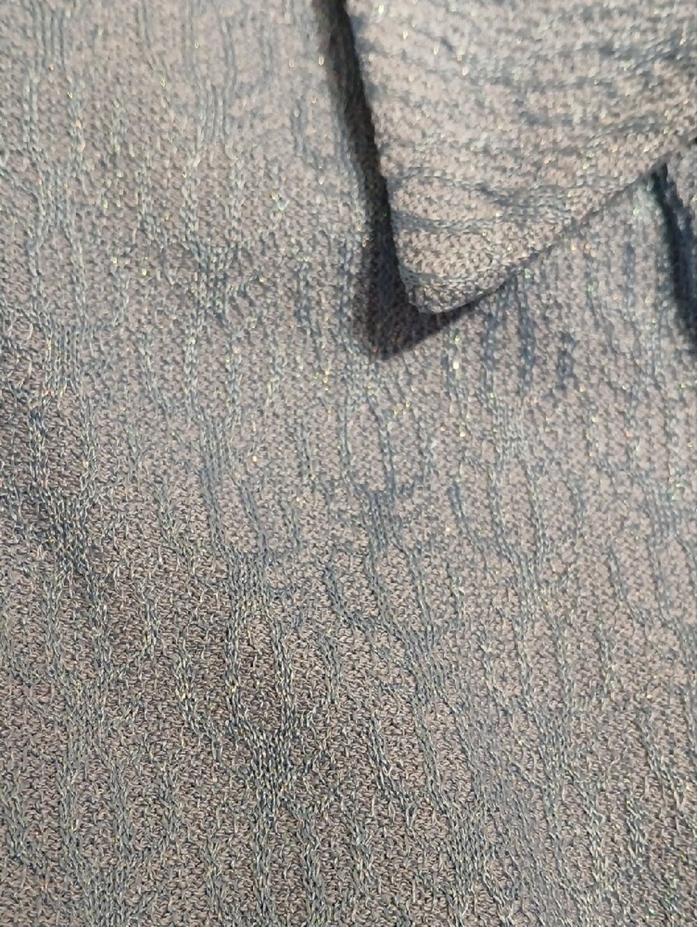 St. John Powder Blue Textured Button Jacket - Picture 5 of 5